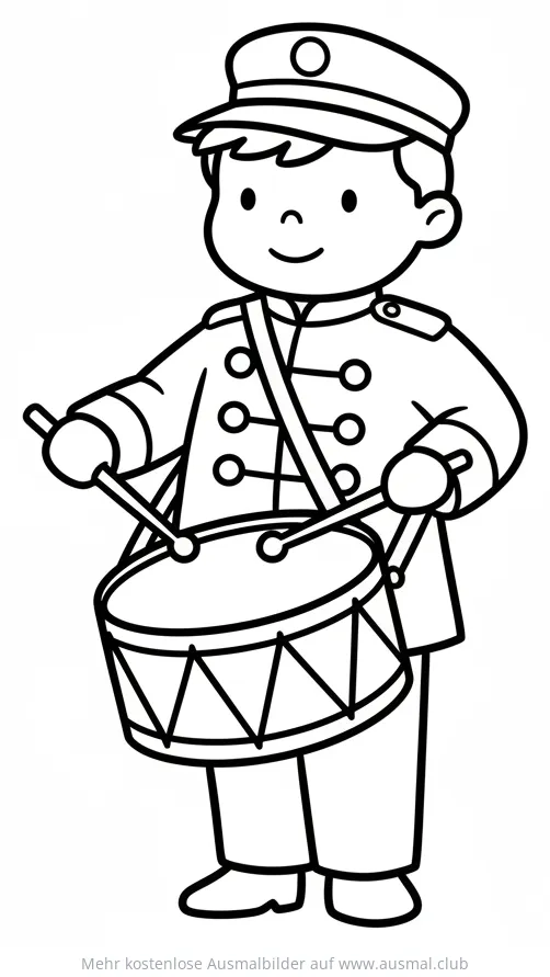 Nikolaus Trommler Ausmalbild