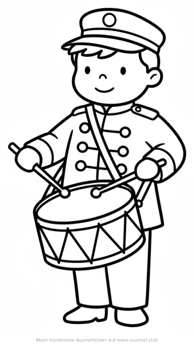 Nikolaus Trommler Ausmalbild