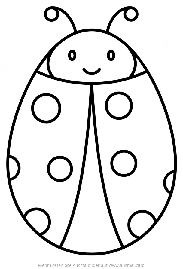 Marienkäfer Ei Ausmalbild
