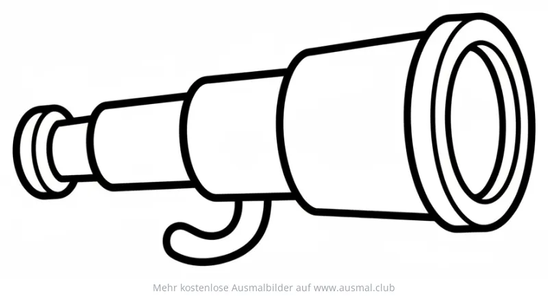 Spionglas Ausmalbild