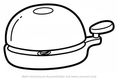 Fahrradklingel Ausmalbild