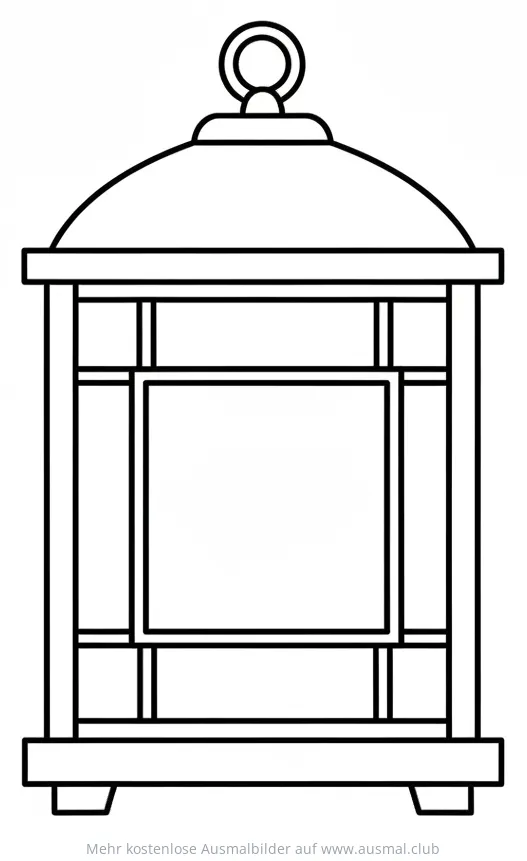 Laterne Ausmalbild