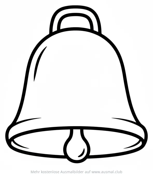Kuhglocke Ausmalbild