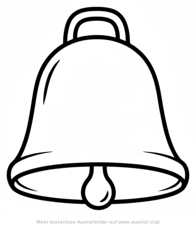 Kuhglocke Ausmalbild