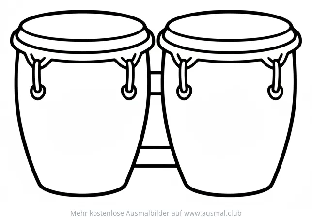 Bongos Ausmalbild