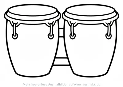 Bongos Ausmalbild