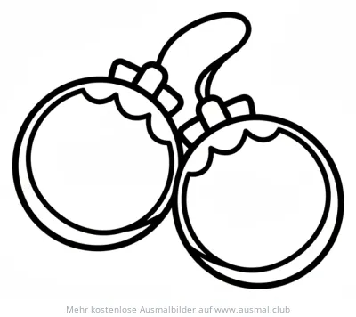 Kastagnetten Ausmalbild
