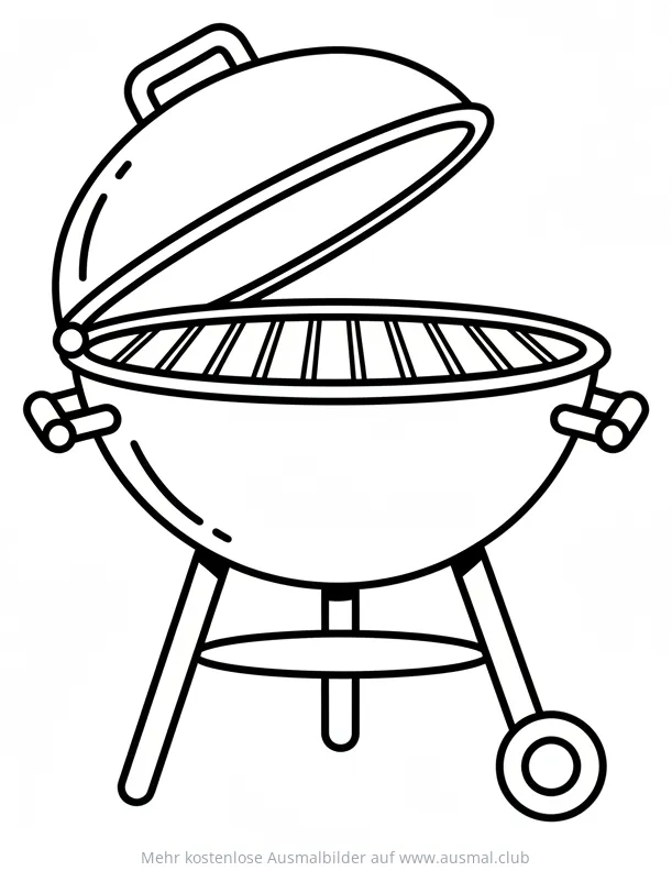 Grill Ausmalbild