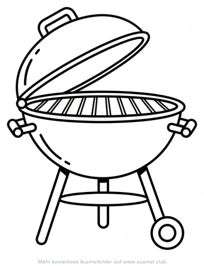Grill Ausmalbild