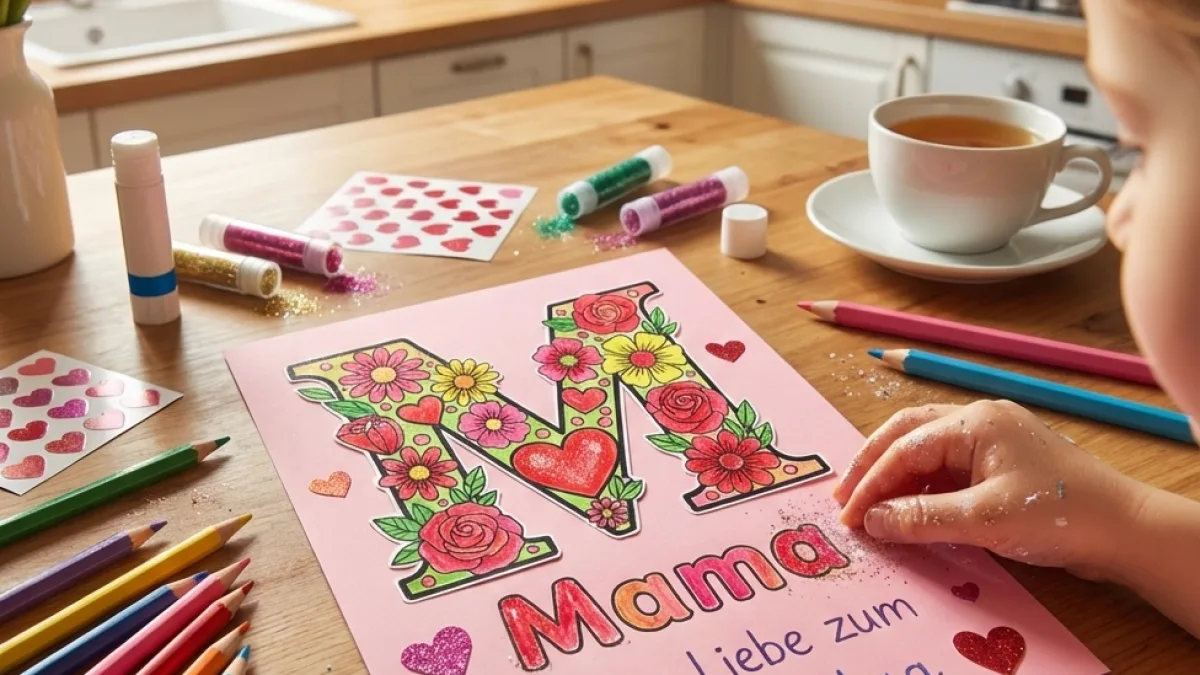 Muttertag: Ausmalbilder als Geschenkidee für Kinder