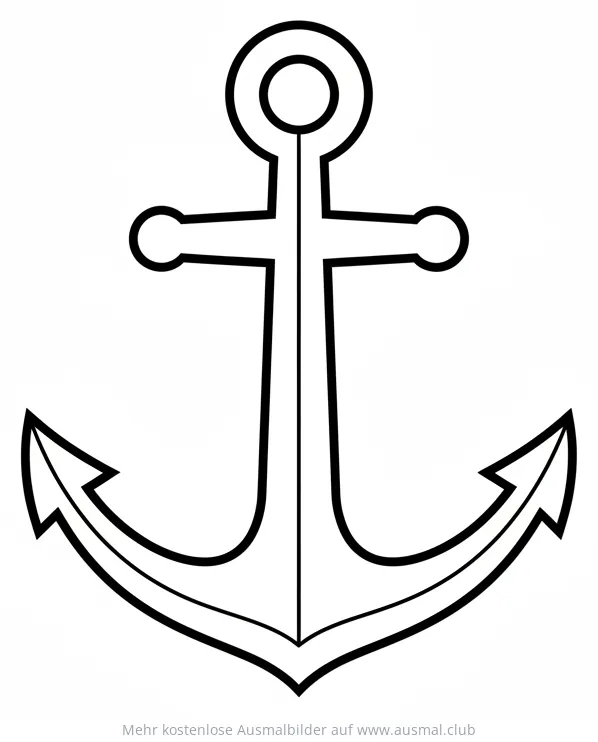 Anker Ausmalbild