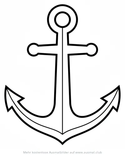 Anker Ausmalbild