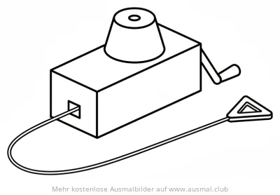 Schlagschnur Ausmalbild für Werkstatt