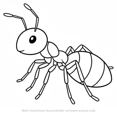 Ameise Ausmalbild